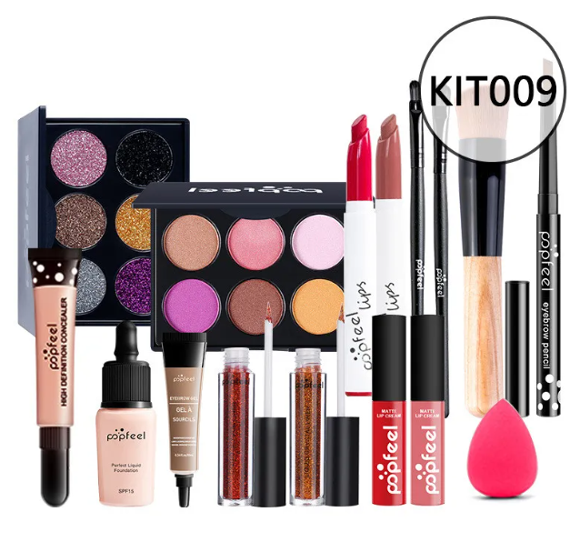 Beginner's Complete Makeup Set – Concealer, Eyeliner & Brow Pencil