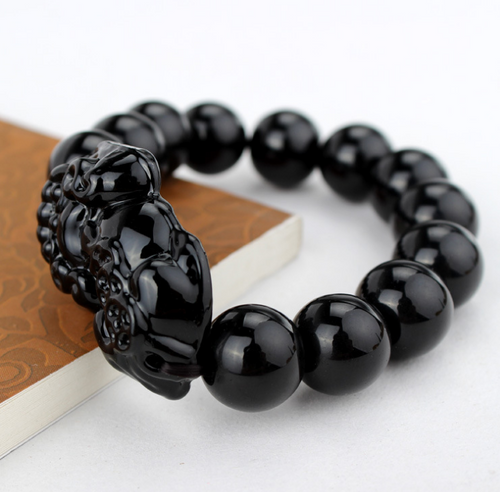 Pixiu Bracelet - Glass Bead and Evil Avoidance Design