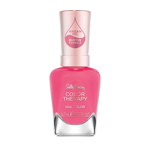 Sally Hansen Color Therapy™ Sweet Resilience Argan Oil Long Lasting Healthy Nails Pink Nail Polish