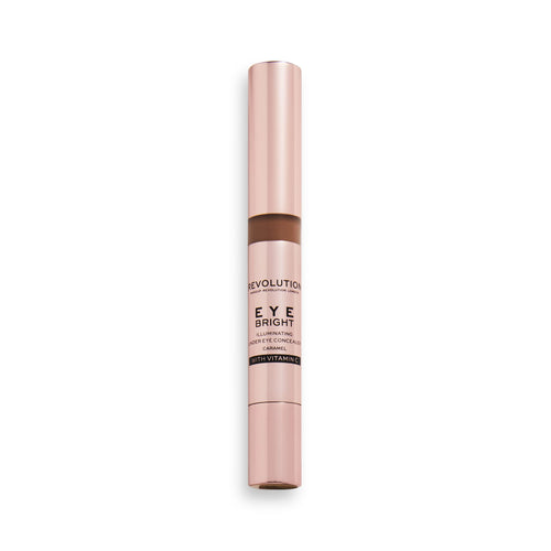Makeup Revolution Eye Bright Concealer Buildable Coverage Dewy Finish Caramel 3ml