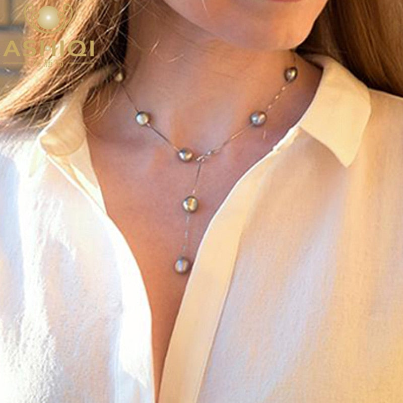 Gypsophila Flower Pendant Necklace