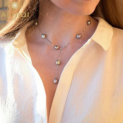 Gypsophila Flower Pendant Necklace