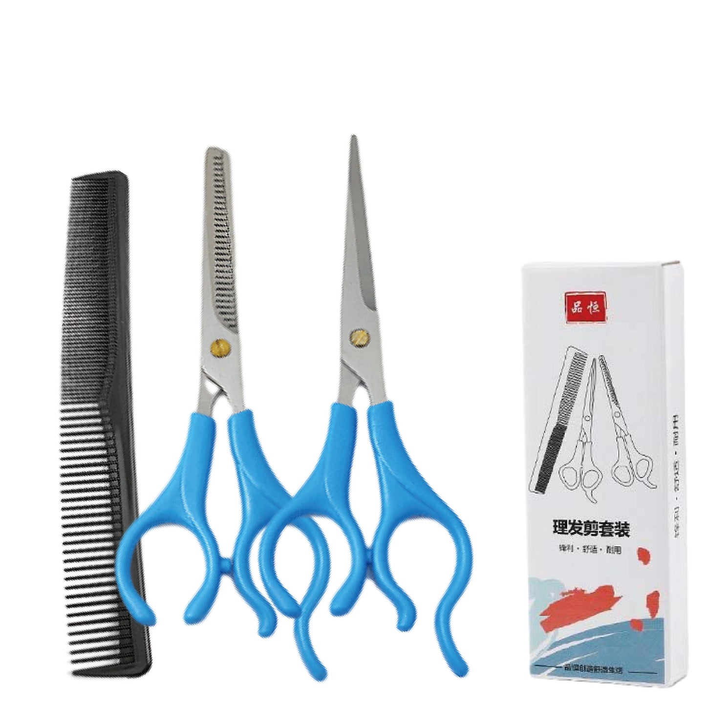 Kids Haircut Scissors Set with Comb for Pets and Babies