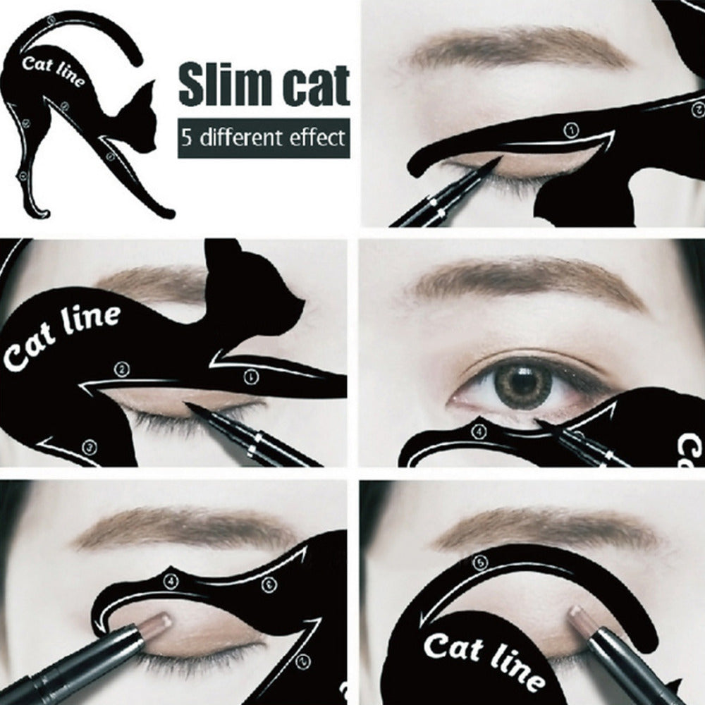 Cat Eye Makeup Tool - Eyeliner and Eyeshadow Stencil