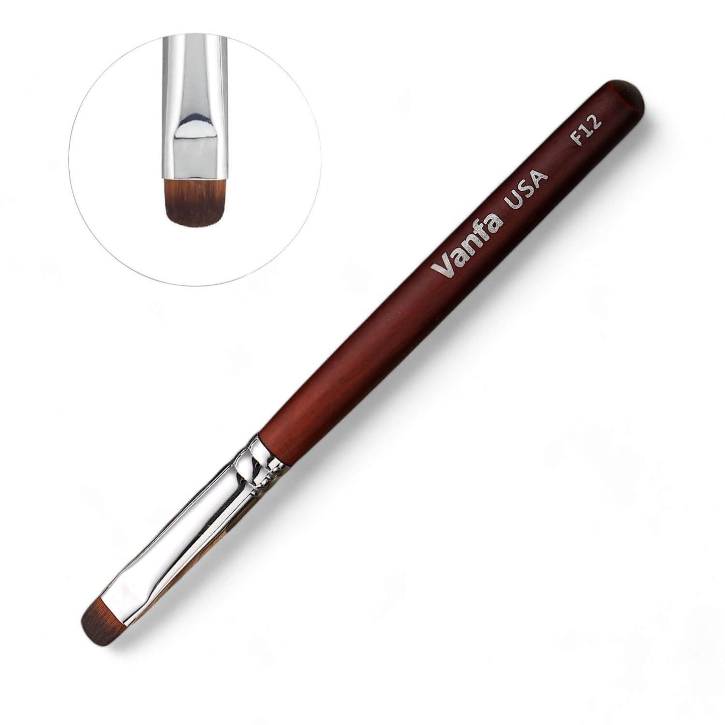 Vanfa French Brush for Nails Clean up brush for Gel Nail Polish F12