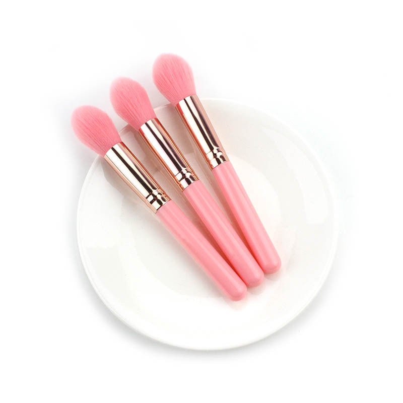 High-Quality Pink Flame Blush Makeup Brush Gift