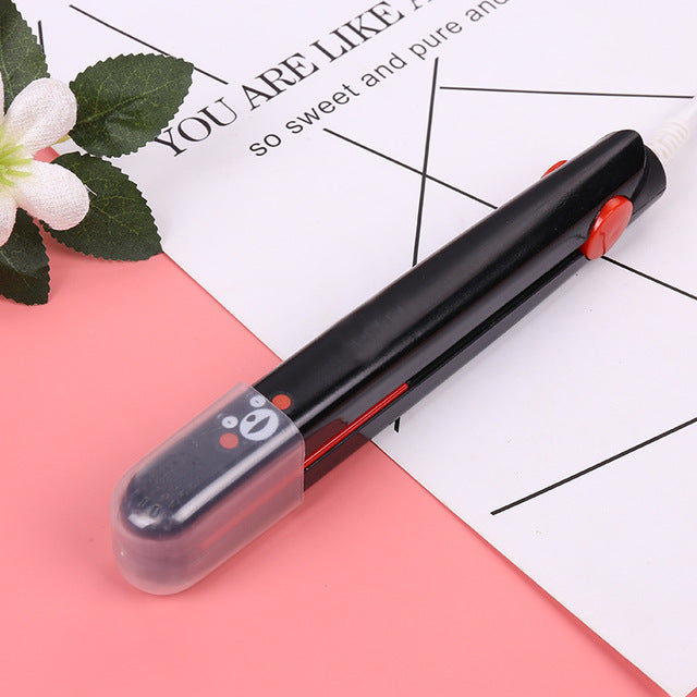 2 in 1 Mini Hair Straightener and Curling Iron