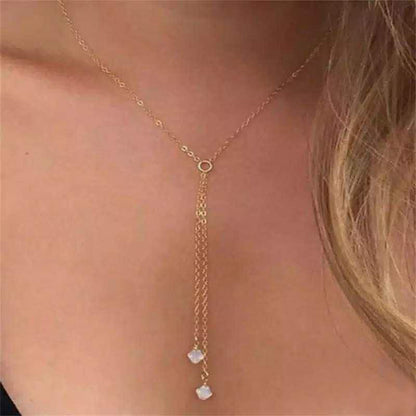 Alloy Multi-Layer Necklace with Star and Moon Pendant