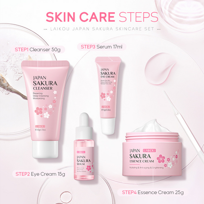 Sakura Skin Care 4-Piece Set