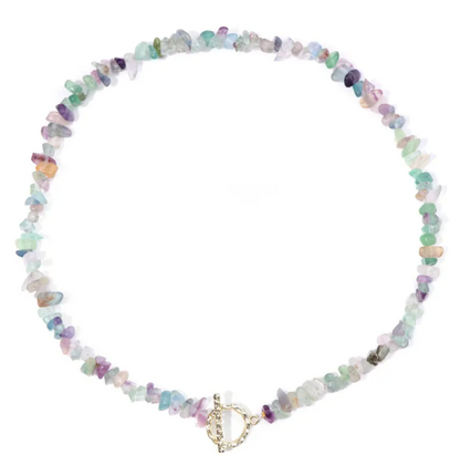 Natural Stone Bead Necklace