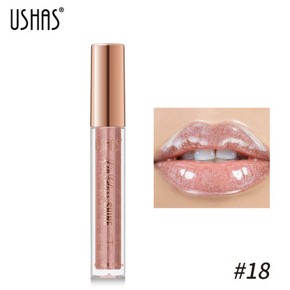USHAS Cross-Border Hot Selling Shimmer Lip Gloss