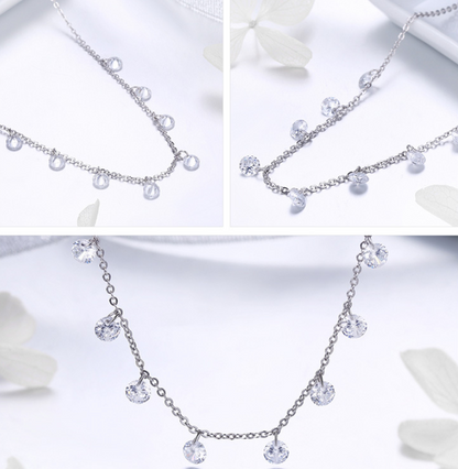 Minimalist Silver Necklace Jewelry
