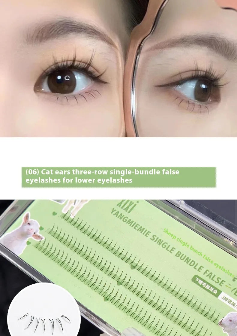 False Cluster Eyelashes