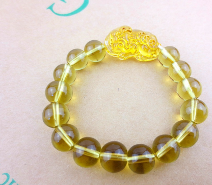 Pixiu Bracelet - Glass Bead and Evil Avoidance Design