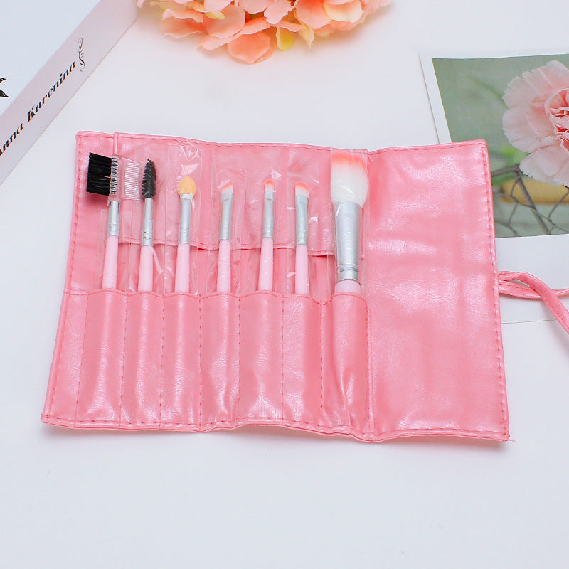 Beginner Makeup Brush Set with Eyeshadow and Face Brushes