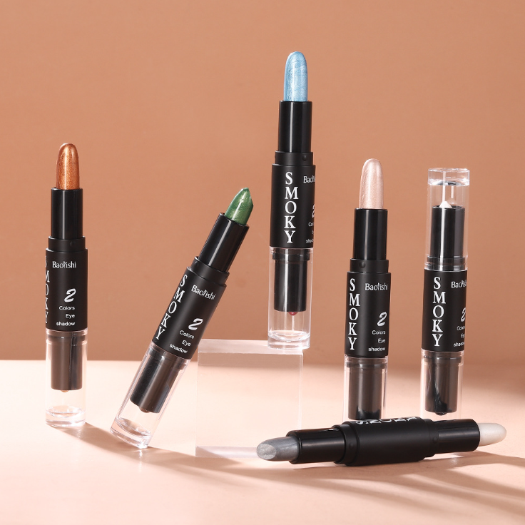 Dual-ended Makeup Concealer and Highlighter Stick