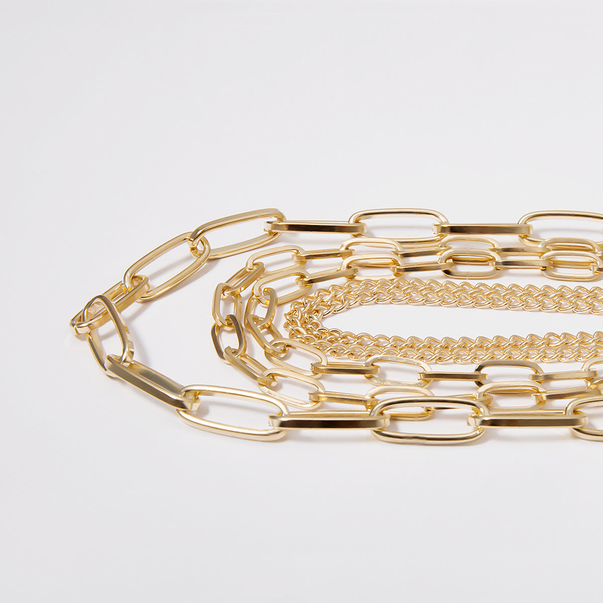 Layered Chain Necklace - Vintage Punk Style for Women
