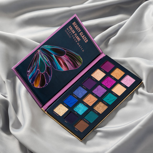 18-Color Butterfly Flame Eyeshadow Palette for Makeup