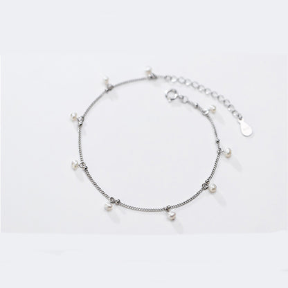 Elegant Pearl Bracelet in S925 Silver for Women
