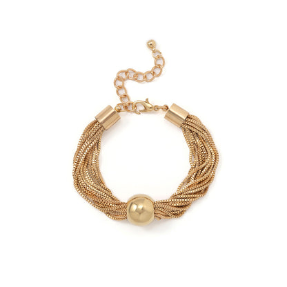 Exaggerated Punk Multi-Layer Chain Choker Necklace