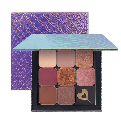 Single Eyeshadow Magnetic Palette 8 Color Soft Angelic Makeup Eyeshadow Powder Small Travel Size Metal Stickers for Lipgloss Blush Face Powder (Palette-A)