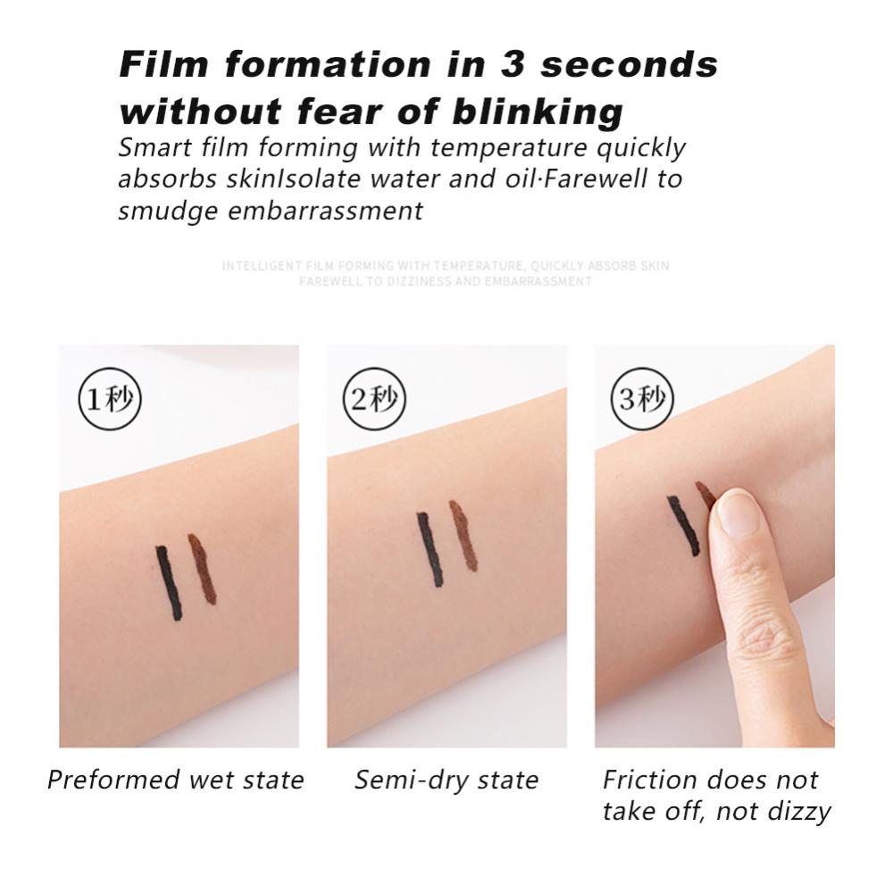 Waterproof Black Brown Liquid Eyeliner Pen for Makeup