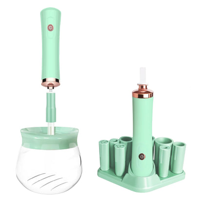 Makeup Brush Cleaner and Dryer Machine - Makeup Brush Spinner - Deeply cleaner for Makeup Brush - Quick Wash and Dry