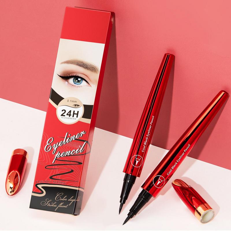 New Waterproof Black Eyeliner Pen for Quick Dry Makeup