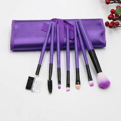 Beginner Makeup Brush Set with Eyeshadow and Face Brushes