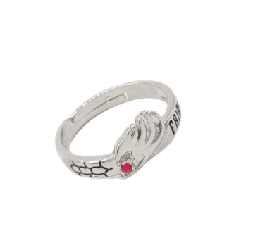 Geometric Circular Alloy Ring Jewelry