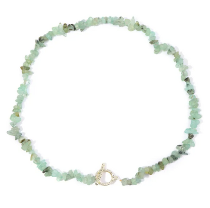 Natural Stone Bead Necklace