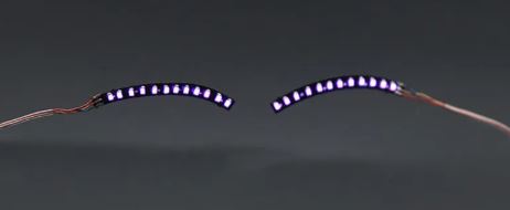 LED Light False Eyelashes