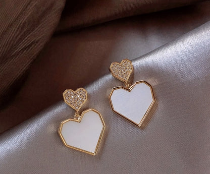 Elegant Long S925 Silver Pearl Earrings for Women