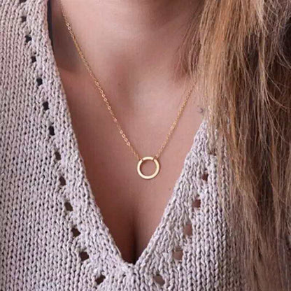 Alloy Multi-Layer Necklace with Star and Moon Pendant