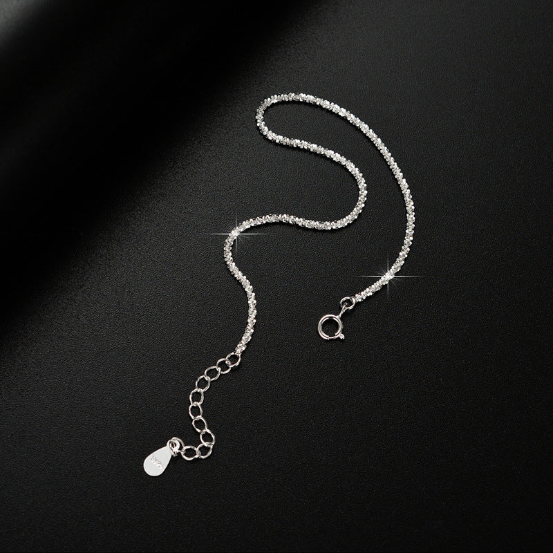 Starry Sky Flower Bracelet for Women - Silver Plated