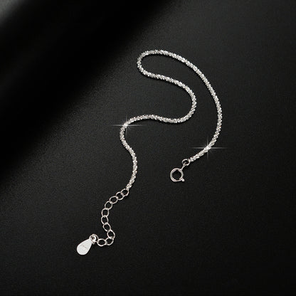 Starry Sky Flower Bracelet for Women - Silver Plated