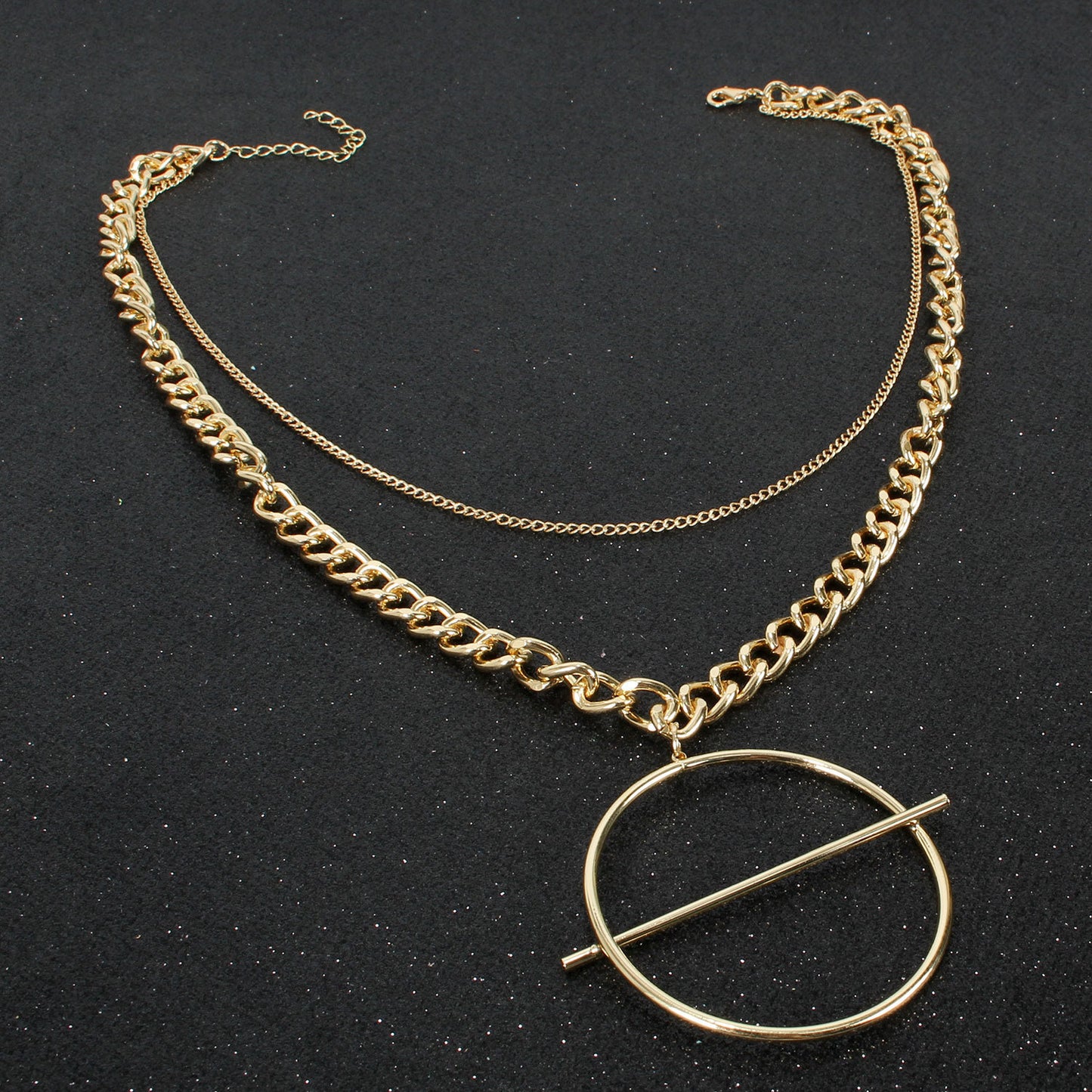 Fashionable Retro Ethnic Style Layered Necklace
