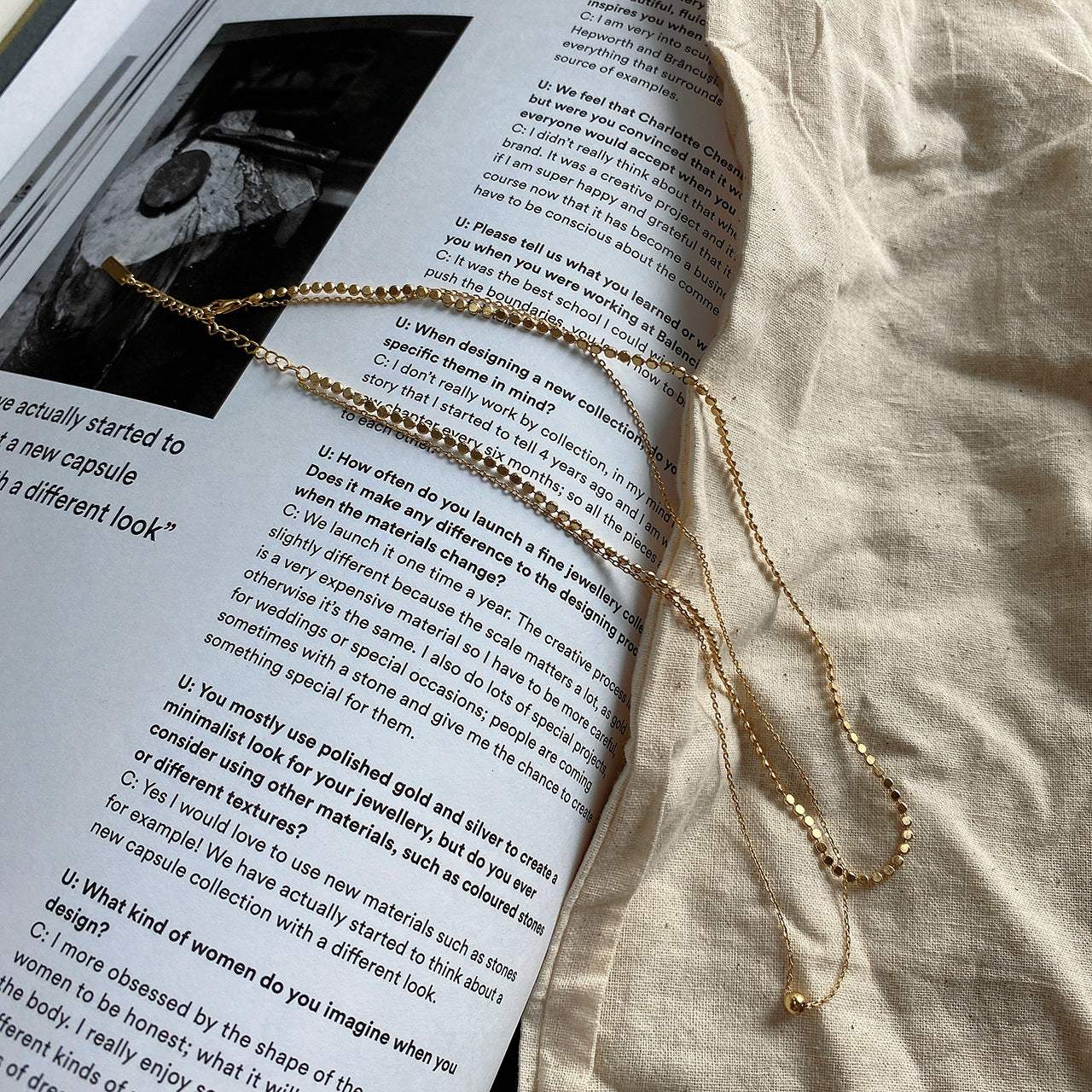 925 Silver Necklace - Minimalist Chic Style