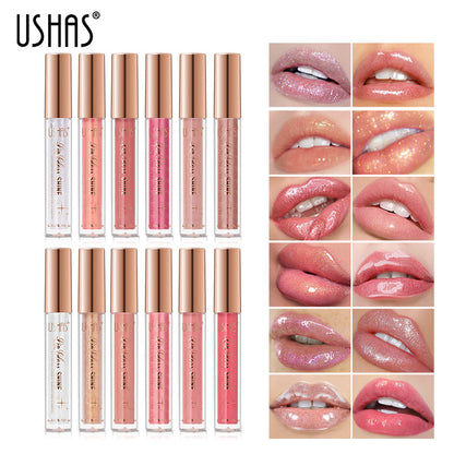 USHAS Cross-Border Hot Selling Shimmer Lip Gloss
