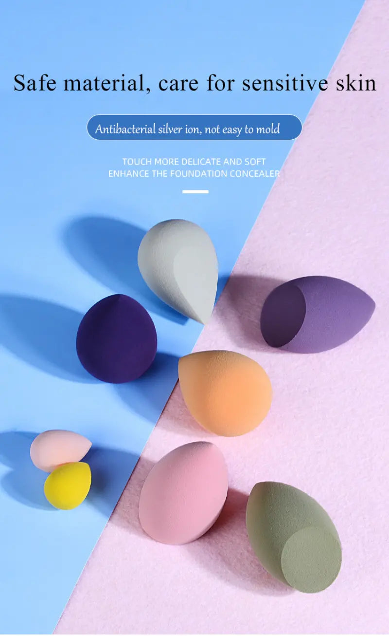 7pcs Makeup Sponge Set for Foundation and Concealer