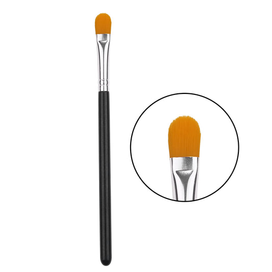 Extra flat round brush eyebrow concealer brush，concealer brush，flat makeup brush，Brow Brushes(E32)