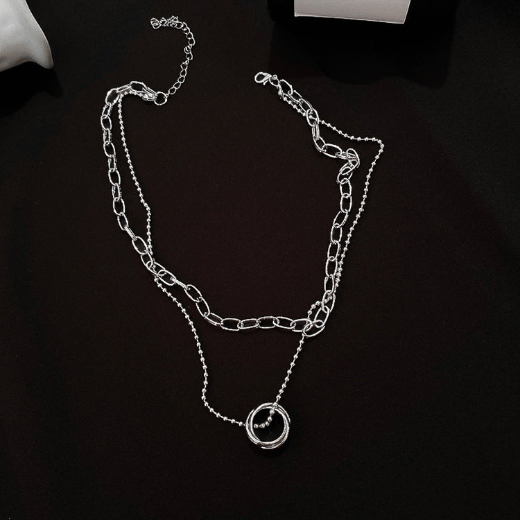 Vintage Multi-Layer Short Necklace, Fashionable Choker