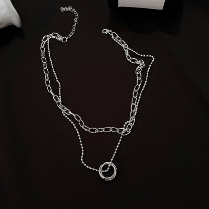 Vintage Multi-Layer Short Necklace, Fashionable Choker