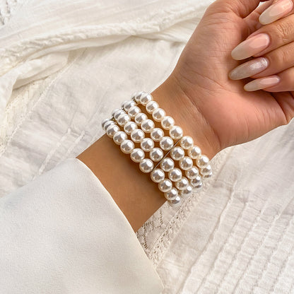 Minimalist French-Inspired Pearl Choker Necklace