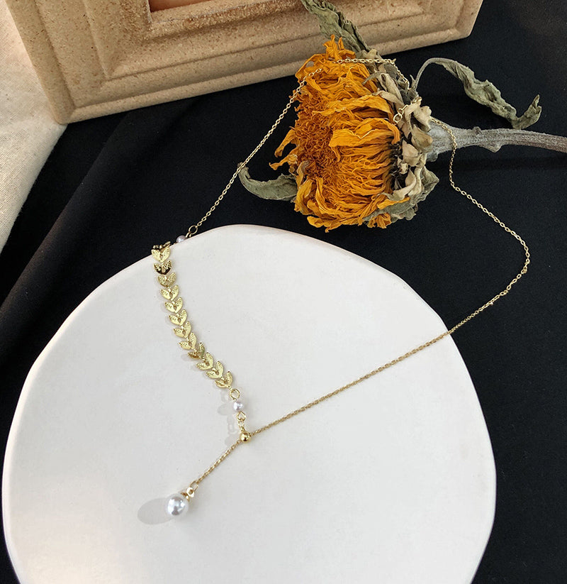 Double Layer Pearl Choker Necklace for Women