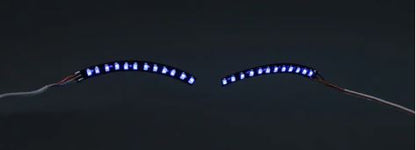 LED Light False Eyelashes