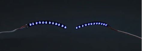 LED Light False Eyelashes