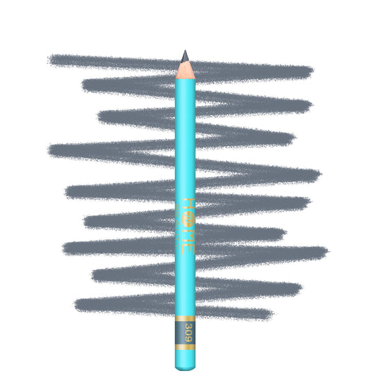7V HOME BEAUTY Wooden Eyeliner Pencil Smooth texture Soft Dark Grey Makeup Pencil Eyeliner (#309 1 Count/Pack of 1)