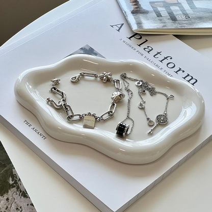 Cloud Ceramic Jewelry Storage Tray
