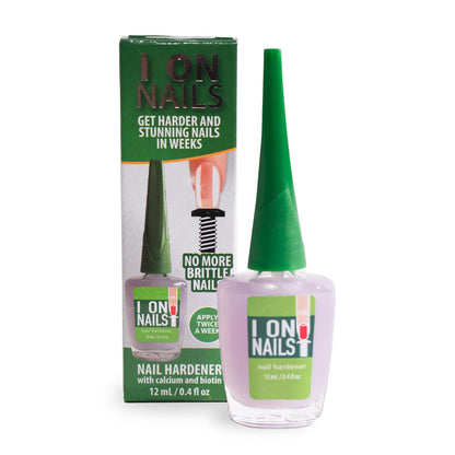 Amen Beauty I On Nails: Ultimate Nail Strengthener Growth & Repair Clear Polish Hardener Keratin Treatment for Damaged Nails - Hard as Nails Elixir.